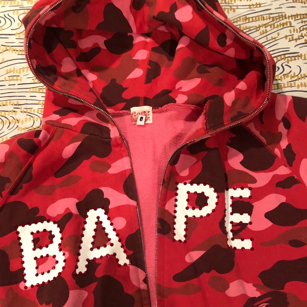 BAPE Rhinestone hoodie